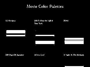 movie color palettes